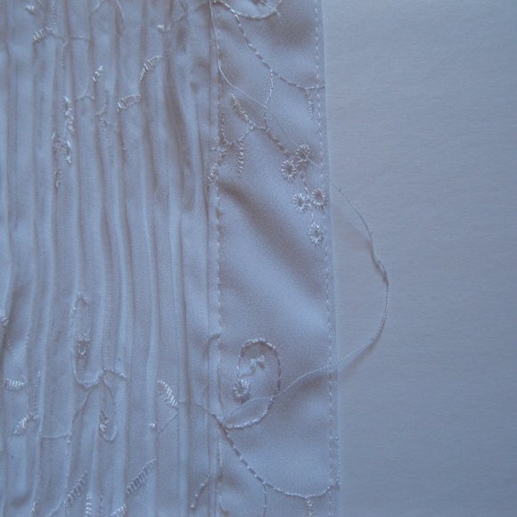 East 5th White Sheer Short Sleeve Shirt - Picture 7 of 10